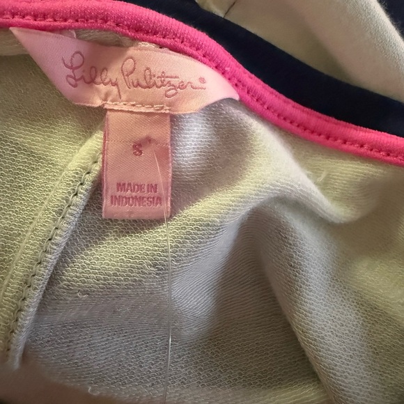 New Lilly Pulitzer Navy Blue, White, and Pink Striped Devon Shift Dress - Picture 8 of 8